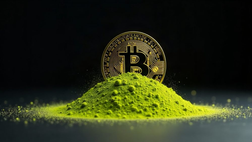 Monedas Bitcoin antiguas iluminándose y moviéndose desde una billetera inactiva