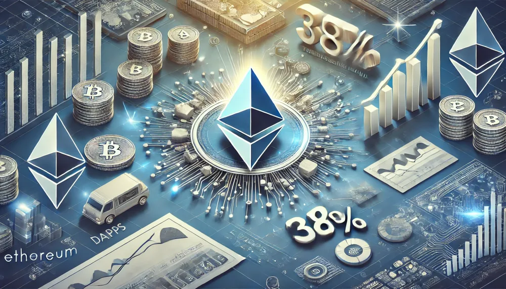 El volumen de DApps de Ethereum crece un 38%: ¿Seguirá el precio de ETH esta tendencia?