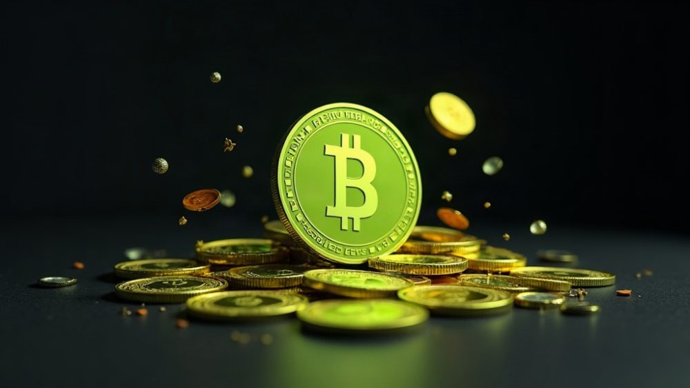 Moneda USDC junto a tokens PST y plumas Huma sobre red de pagos