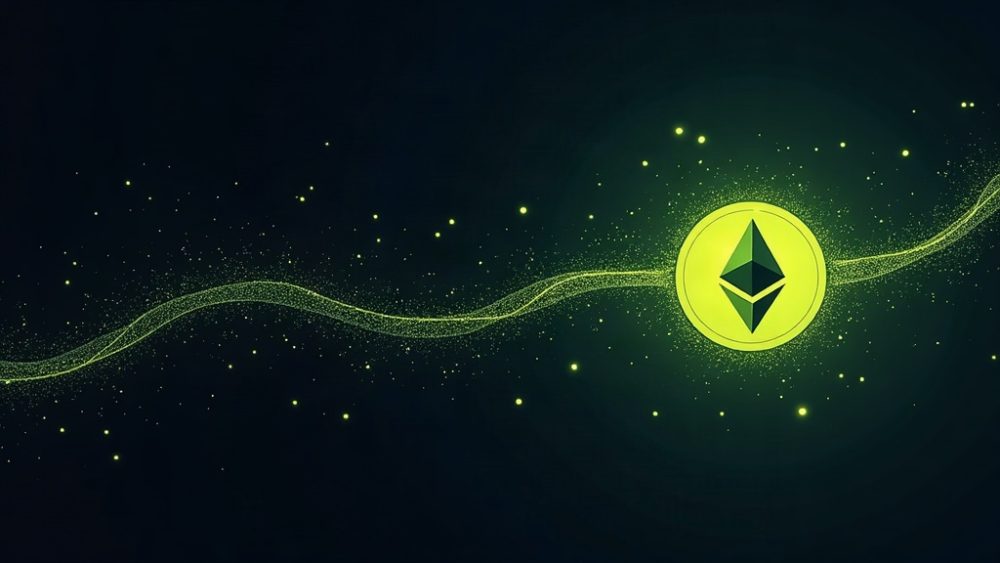 Cadena rota con símbolo de Ethereum y remolino oscuro representando Tornado Cash