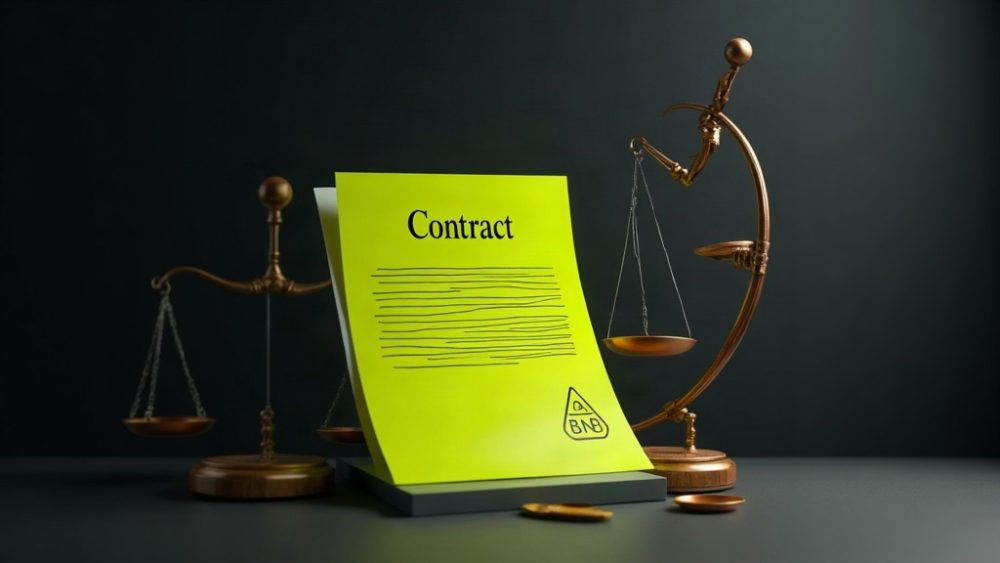 Contrato de futuros junto al símbolo de BNB y flecha ascendente con apalancamiento 4,5x