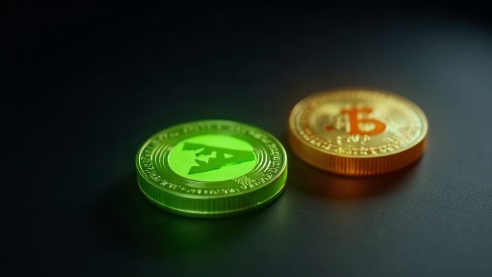 Pantalla de exchange con tokens HEMI y USELESS junto a símbolos BTC y USDT