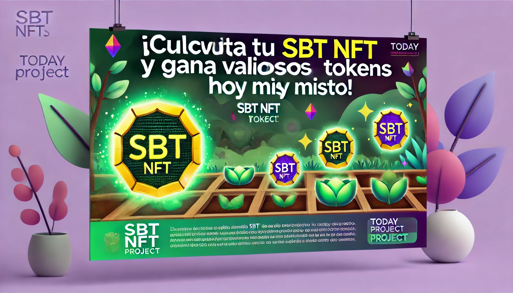 Aumenta tus ganancias con SBT NFT: ¡Obtén valiosos tokens con el proyecto Today!